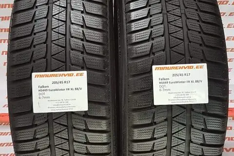 Kasutatud lamellrehv 205/45R17 Falken HS449 EuroWinter FR XL 88/V