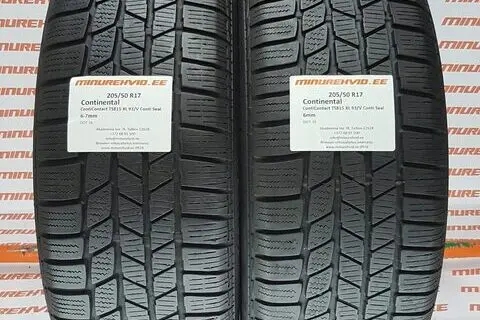 Kasutatud lamellrehv 205/50R17 Continental ContiContact TS815 XL 93/V ContiSeal