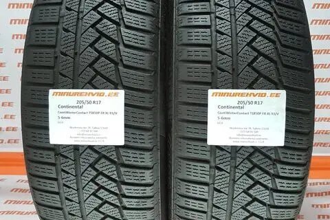 Kasutatud lamellrehv 205/50R17 Continental ContiWinterContact TS850P FR XL 93/V