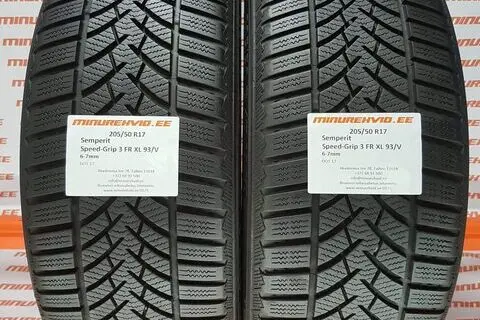 Used studless winter tire 205/50R17 Semperit Speed-Grip 3 FR XL 93/V