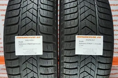 Подержанный нешипованная шина 215/55R17 Pirelli SottoZero 3 94/H Seal Inside