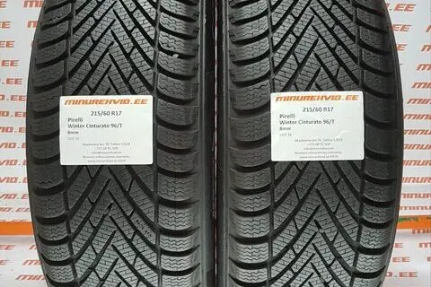 Подержанный нешипованная шина 215/60R17 Pirelli Winter Cinturato 96/T