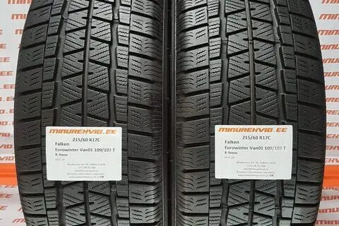 Подержанный нешипованная шина 215/60R17 Falken Eurowinter Van 01 109/107 T