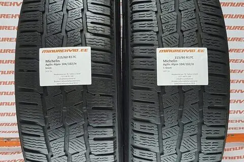 Подержанный нешипованная шина 215/60R17 Michelin Agilis Alpin 104/102/H/T