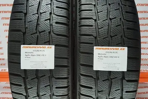 Подержанный нешипованная шина 215/60R17 Michelin Agilis Alpin 104/102 H