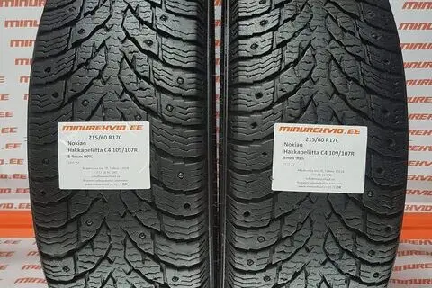 Used studded tire 215/60R17 Nokian Hakkapeliitta C4 109/107R