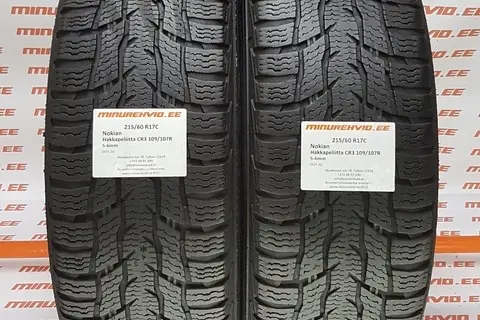 Подержанный нешипованная шина 215/60R17 Nokian Hakkapeliitta CR3 109/107R