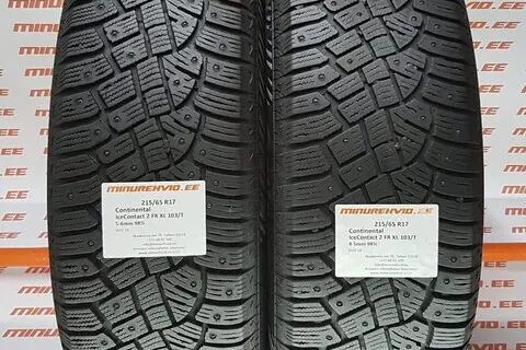 Used studded tire 215/65R17 Continental IceContact 2 FR XL 103/T