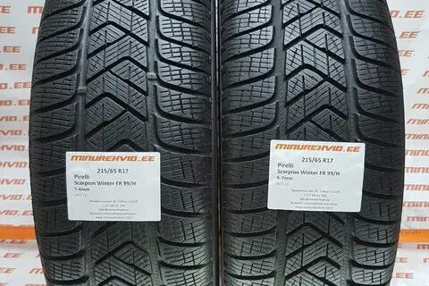 Kasutatud lamellrehv 215/65R17 Pirelli Scorpion Winter FR 99/H Seal Inside