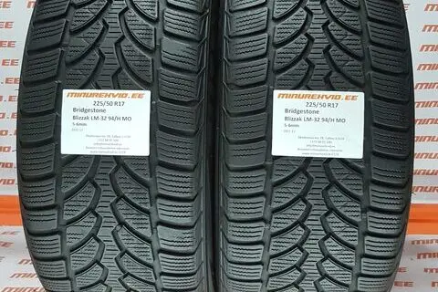 Kasutatud lamellrehv 225/50R17 Bridgestone Blizzak LM-32 94/H MO