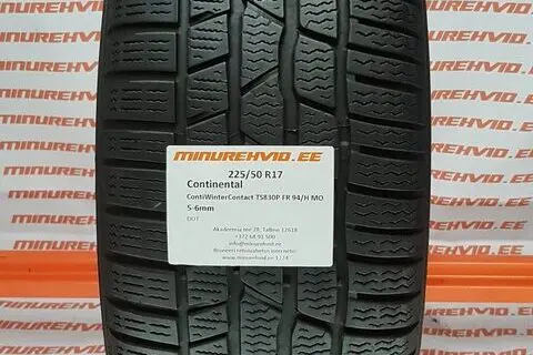 Kasutatud lamellrehv 225/50R17 Continental ContiWinterContact TS830P FR 94/H MO