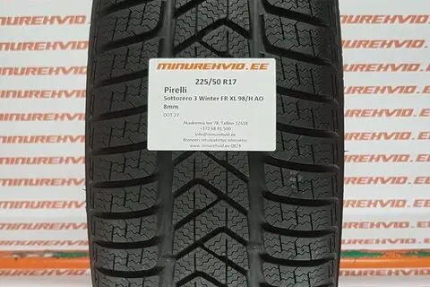 Kasutatud lamellrehv 225/50R17 Pirelli SottoZero 3 FR XL 98/H AO