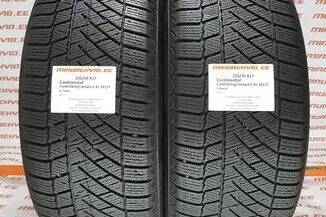 Подержанный нешипованная шина 225/55R17 Continental ContiVikingContact 6 XL 101/T
