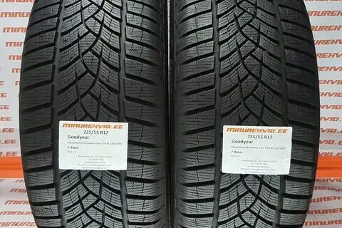 Подержанный нешипованная шина 225/55R17 GoodYear UltraGrip Performance Gen-1 FR XL 101/V RSC