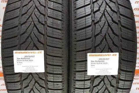 Подержанный нешипованная шина 225/55R17 Star Performer Winter AS FR XL 101/V