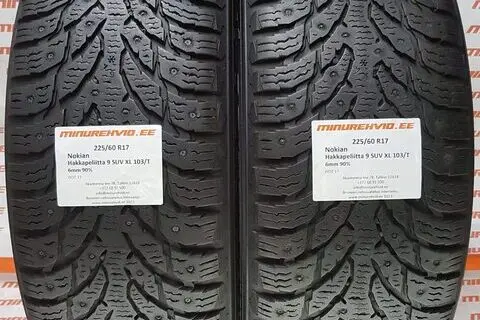 Used studded tire 225/60R17 Nokian Hakkapeliitta 9 SUV XL 103/T