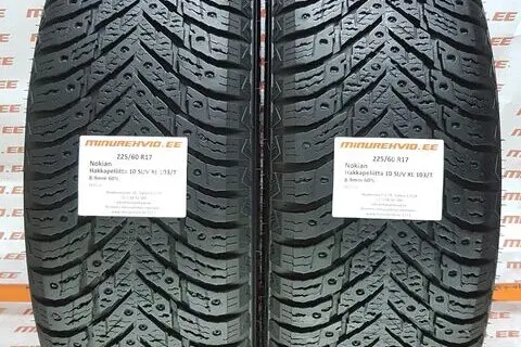 Used studded tire 225/60R17 Nokian Hakkapeliitta 10 SUV XL 103/T