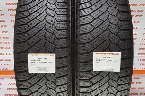 Used studded tire 225/65R17 Continental ContiIceContact 4X4 102/T