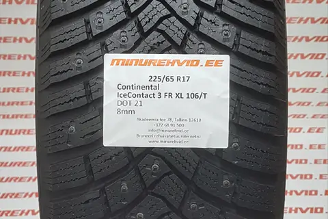 Kasutatud naastrehv 225/65R17 Continental IceContact 3 FR XL 106/T