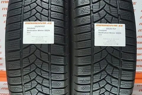 Подержанный нешипованная шина 225/65R17 Firestone Destination Winter 102/H