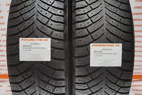 Kasutatud naastrehv 225/65R17 Michelin X-Ice North 4 SUV FR XL 106/T