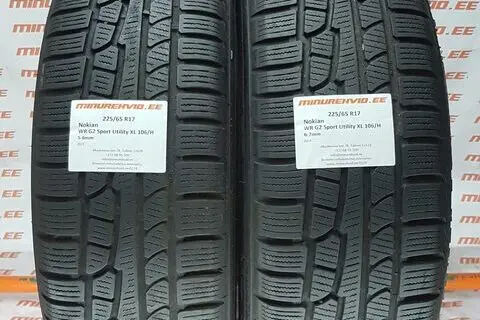 Подержанный нешипованная шина 225/65R17 Nokian WR G2 Sport Utility XL 106/H