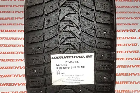 Kasutatud naastrehv 235/55R17 Michelin X-Ice North 3 FR XL 103