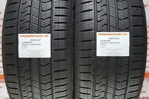 Подержанный нешипованная шина 235/55R17 Vredestein Quatrac 5 103/V FR XL