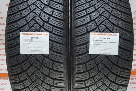 Kasutatud naastrehv 235/60R17 Continental IceContact 3 FR XL 106/T ContiFlexStud