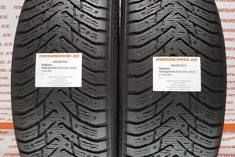Kasutatud naastrehv 245/65R17 Nokian Hakkapeliitta 8 SUV XL 111/T-