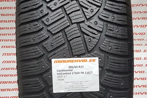 Kasutatud naastrehv 285/65R17 Continental IceContact 2 SUV FR 116/T