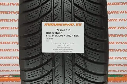 Kasutatud lamellrehv 225/45R18 Bridgestone Blizzak LM001 XL 95/H RSC