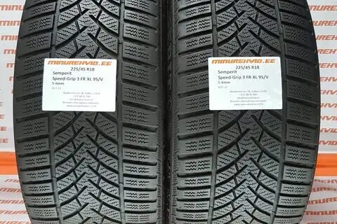 Kasutatud lamellrehv 225/45R18 Semperit Speed-Grip 3 FR XL 95/V