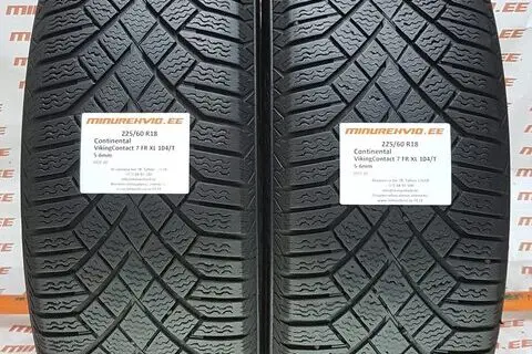 Used studless winter tire 225/60R18 Continental VikingContact 7 FR XL 104/T