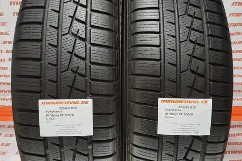 Подержанный нешипованная шина 225/60R18 Yokohama W*drive FR 100/H