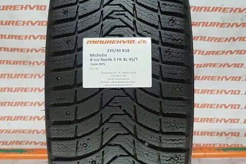 Kasutatud naastrehv 235/40R18 Michelin X-Ice North 3 FR XL 95/T
