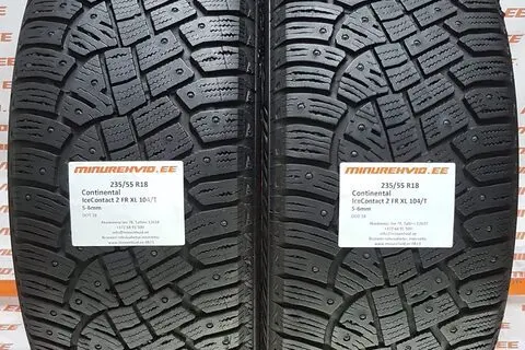 Kasutatud naastrehv 235/55R18 Continental IceContact 2 FR XL 104/T
