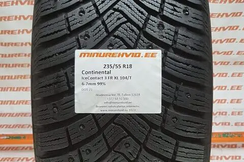 Kasutatud naastrehv 235/55R18 Continental IceContact 3 FR XL 104/T