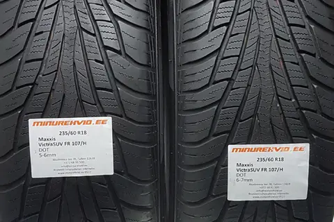 Подержанный нешипованная шина 235/60R18 Maxxis Victra SUV FR 107/H