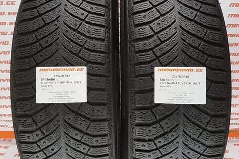 Kasutatud naastrehv 235/60R18 Michelin X-Ice North 4 SUV FR XL 107/T
