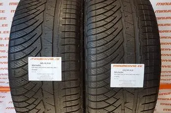 Подержанный нешипованная шина 245/45R18 Michelin Pilot Alpin PA4 ZP FR XL 100/V RSC MOE *