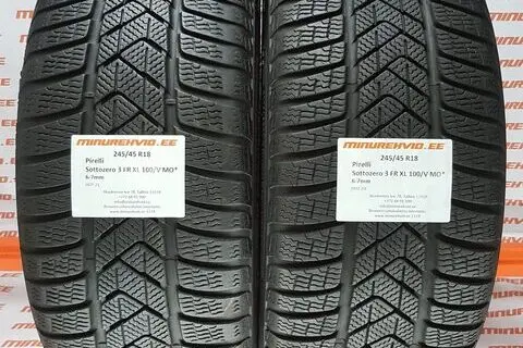 Подержанный нешипованная шина 245/45R18 Pirelli SottoZero 3 FR XL 100/V MO*