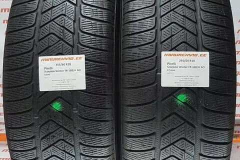 Подержанный нешипованная шина 255/60R18 Pirelli Scorpion Winter FR 108/H AO
