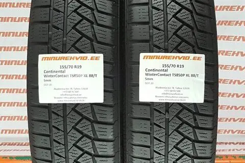 Подержанный нешипованная шина 155/70R19 Continental WinterContact TS850P XL 88/T