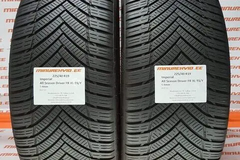 Kasutatud lamellrehv 225/40R19 Imperial All Season Driver FR XL 93/Y