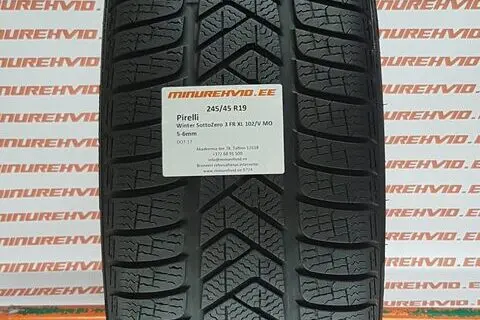 Kasutatud lamellrehv 245/45R19 Pirelli SottoZero 3 FR XL 102/V MO