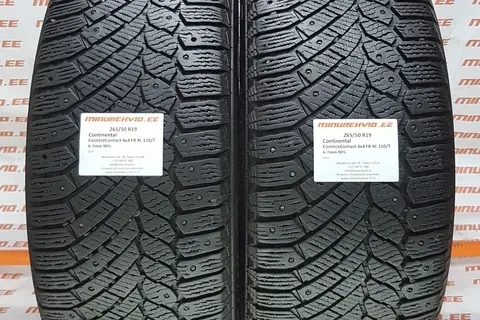 Kasutatud naastrehv 265/50R19 Continental ContiIceContact 4x4 FR XL 110/T