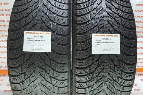 Kasutatud lamellrehv 235/35R20 Nokian Hakkapeliitta R3 FR XL 92/T