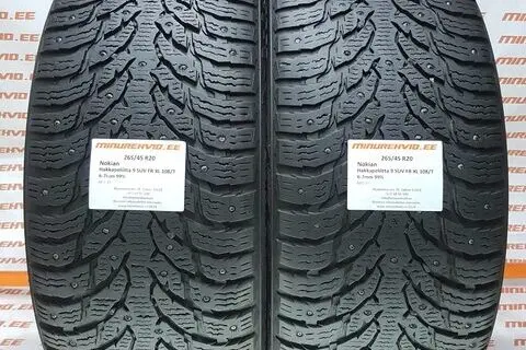 Kasutatud naastrehv 265/45R20 Nokian Hakkapeliitta 9 SUV FR XL 108/T