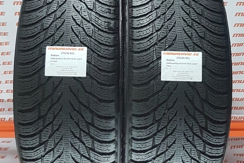 Kasutatud lamellrehv 275/45R21 Nokian Hakkapeliitta R3 SUV FR XL 110/T